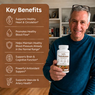 Nattokinase 10,000 FU+ Capsules
