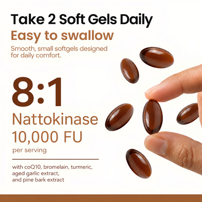 Nattokinase 10,000 FU+ Softgels